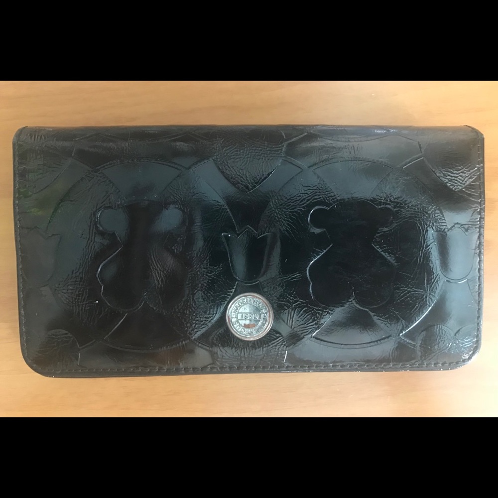 Tous Kaos leather shiny wallet!